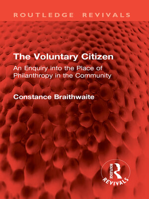 cover image of The Voluntary Citizen